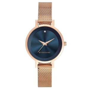 giordano blue women mesh metal watch gd4067-44