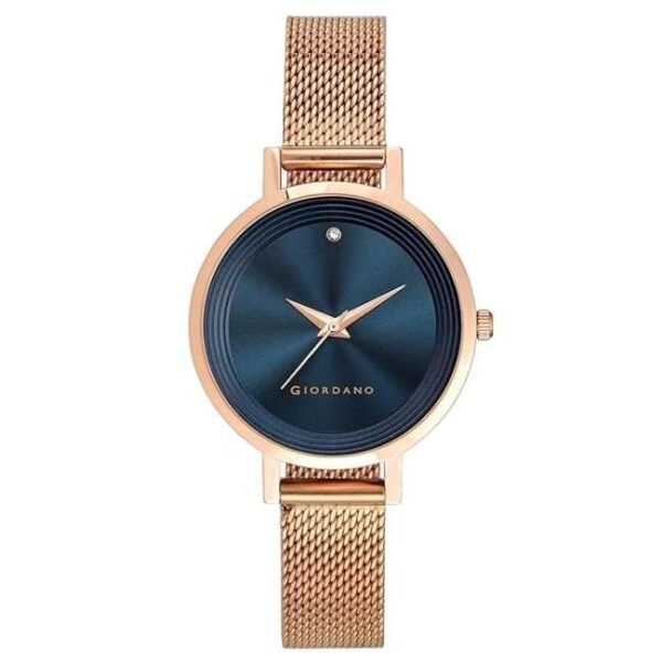 giordano blue women mesh metal watch gd4067-44