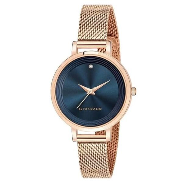 giordano blue women mesh metal watch gd4067-44