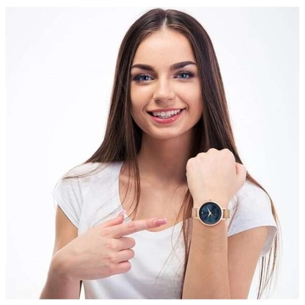 giordano blue women mesh metal watch gd4067-44