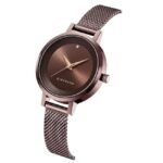 giordano brown women mesh metal watch gd4067-55
