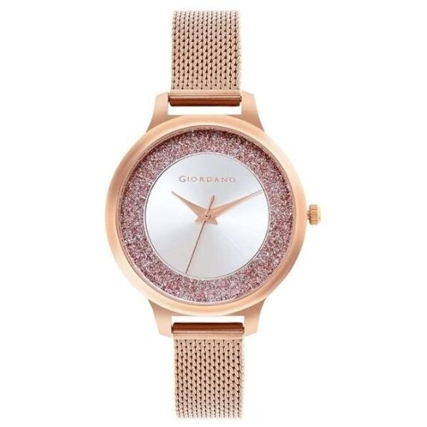 giordano silver women mesh metal watch gd4071-22