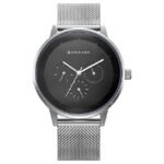 giordano white men mesh metal watch gz-50005-11