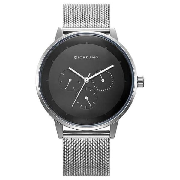 giordano white men mesh metal watch gz-50005-11
