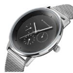 giordano white men mesh metal watch gz-50005-11