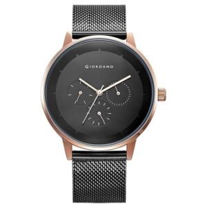 giordano white silver men mesh metal watch gz-50005-33