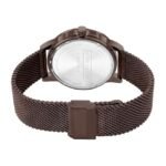 giordano brown men mesh metal watch gz-50030-33