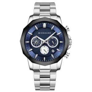 giordano brown men metal watch gz-50036-11