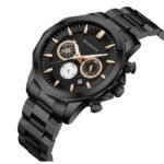 giordano black men metal watch gz-50036-22
