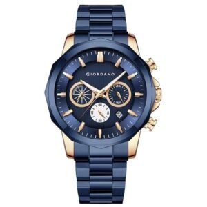 giordano blue men metal watch gz-50036-44
