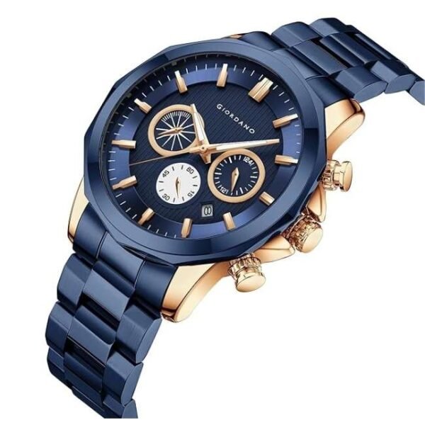 giordano blue men metal watch gz-50036-44