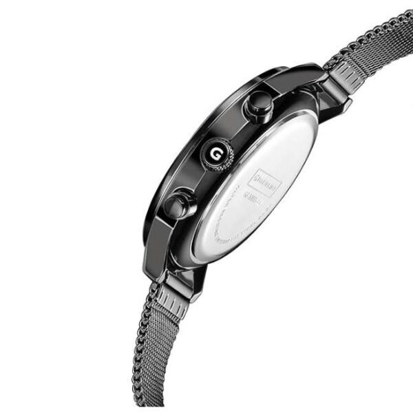 giordano black men mesh metal watch gz-50055-44
