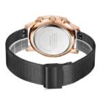 giordano black men mesh metal watch gz-50056-22