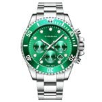 giordano green men stainless steel watch gz-50085-11