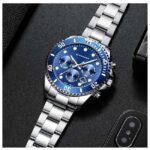 giordano blue men stainless steel watch gz-50085-33