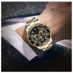 giordano black men stainless steel watch gz-50085-44