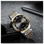 giordano black men stainless steel watch gz-50086-22