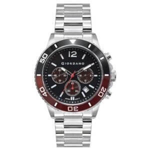 giordano brown men stainless steel watch gz-50091-33