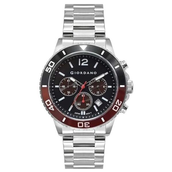 giordano brown men stainless steel watch gz-50091-33