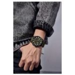 giordano navy green men silicone watch gz-50092-03