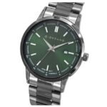 giordano navy green men stainless steel watch gz-50094-11