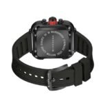 giordano black rosegold men silicone watch gz-50099-03