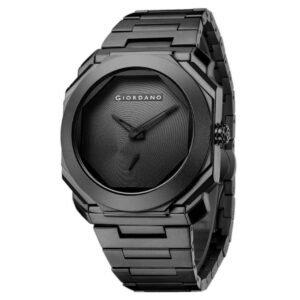 Giordano Quartz Black Stainless Steel Men Watch GZ-50131-11