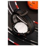 Giordano Quartz Black Leather Men Watch GZ-50132-02