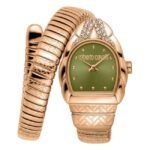 Roberto Cavalli Aurora Quartz Women RC5L133M0055 – Olive Dial Watch
