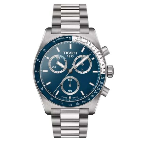 Tissot PR516 Chronograph Blue Dial - T1494171104100