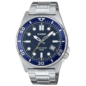 Casio Enticer Stainless Steel Silver Men Watch A2377