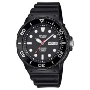 Casio Youth Stainless Steel Black Men Watch A2402
