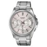 Casio Enticer Stainless Steel Silver Men Watch A837
