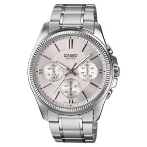Casio Enticer Stainless Steel Silver Men Watch A837