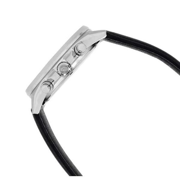 Casio Edifice Leather Black Men Watch ED661