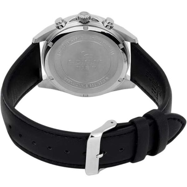 Casio Edifice Leather Black Men Watch ED661