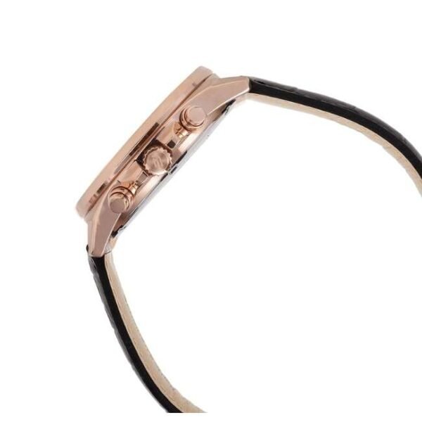 Casio Edifice Leather Black Men Watch ED665