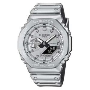 Casio G-Shock Resin Silver Men Watch G1668