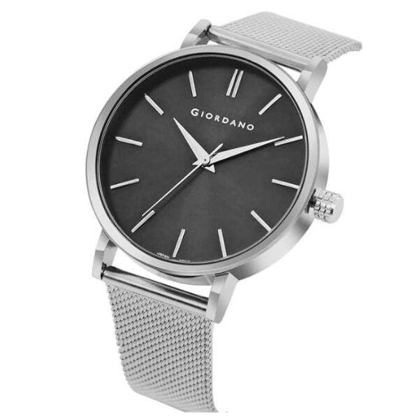 Giordano Black Men Mesh Metal Watch GZ-50108-22