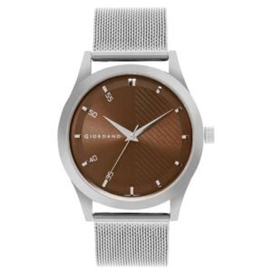 Giordano Brown Men Mesh Metal Watch GZ-50110-33
