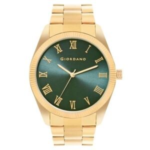 Giordano Gold Green Men Metal Watch GZ-50112-33