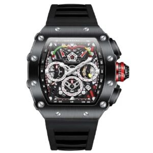 Giordano Black Men Silicone Watch GZ-50120-01