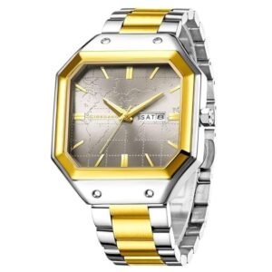 Giordano Silver Gold Men Metal Watch GZ-50126-33