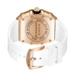 Giordano White Rosegold Men Silicone Watch GZ-50127-04