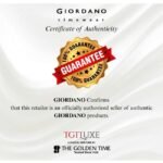 Giordano White Rosegold Men Silicone Watch GZ-50127-04