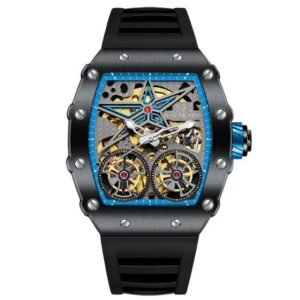 Giordano Black Blue Men Silicone Watch GZ-50128-01