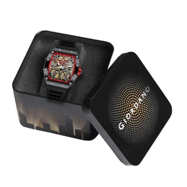 Giordano Black Red Men Silicone Watch GZ-50128-02