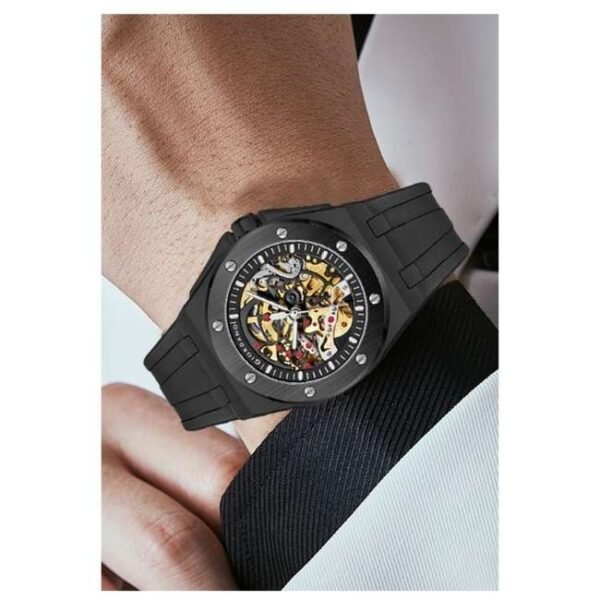 Giordano Black Men Silicone Watch GZ-50129-01