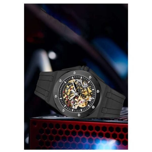 Giordano Black Men Silicone Watch GZ-50129-01