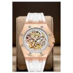 Giordano White Men Silicone Watch GZ-50129-04